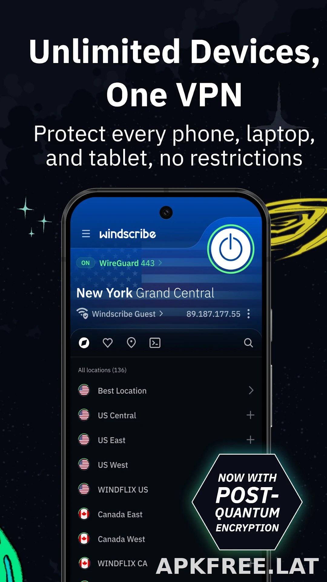 Windscribe скриншот 4